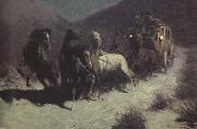 Frederic Remington A Taint on the Wind (mk43) Spain oil painting artist
